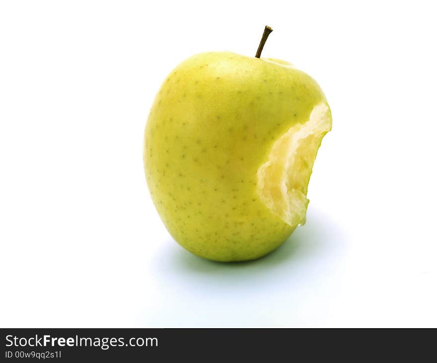 Eaten Green Apple