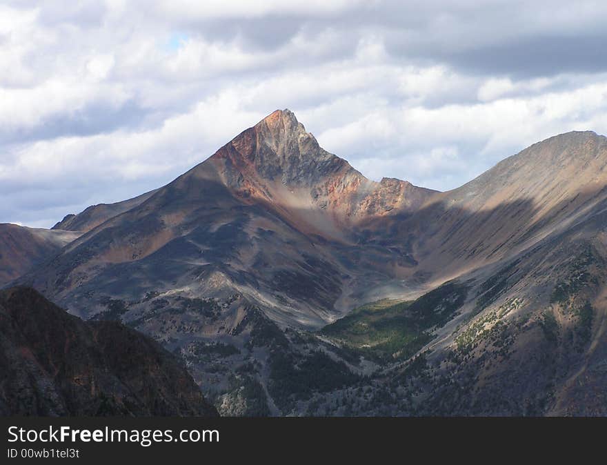 View at the Rocky Mountains in Canada. View at the Rocky Mountains in Canada