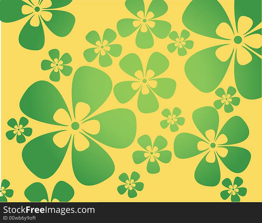 Vector floral background