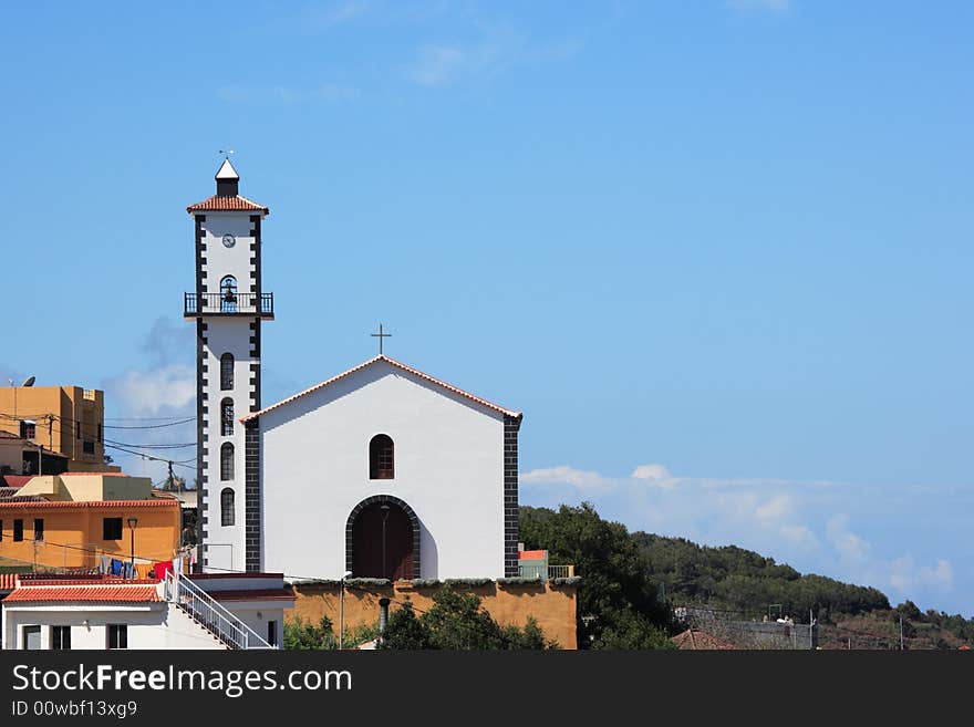 Church in the mountains of tenerife,spain