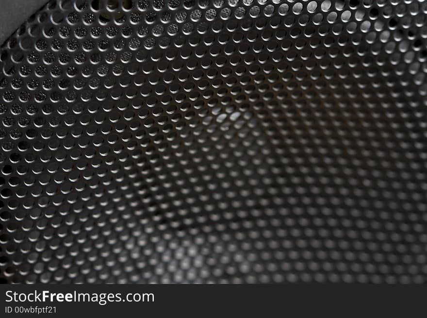 Abstract Macro Of Speaker Mesh