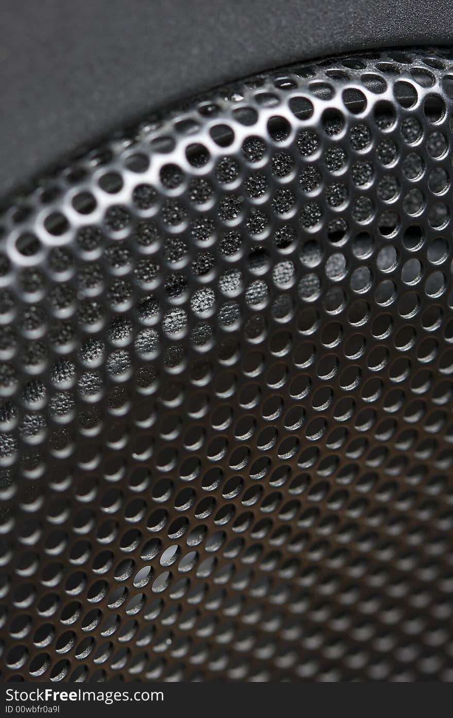 Abstract Macro Of Speaker Mesh