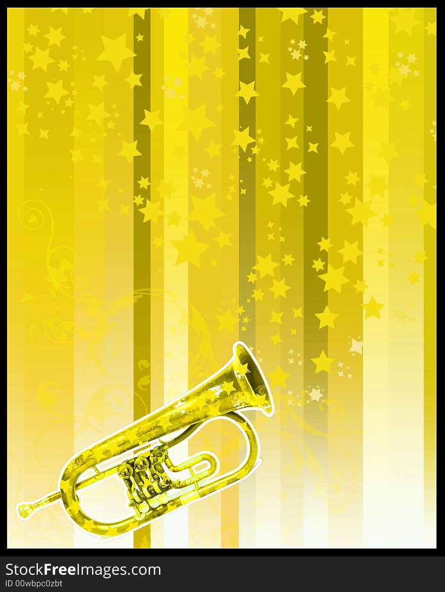 Party flayer trumpet