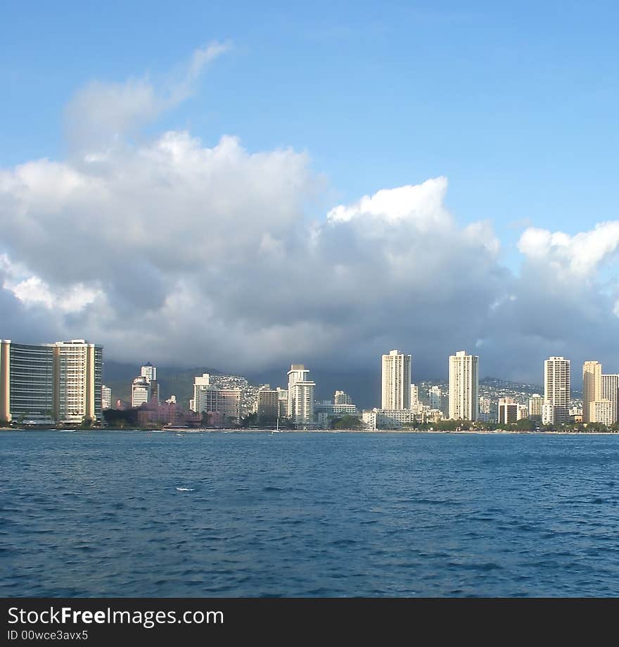 Honolulu From Sea