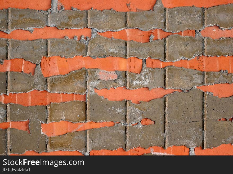 Old brick wall - vintage texture