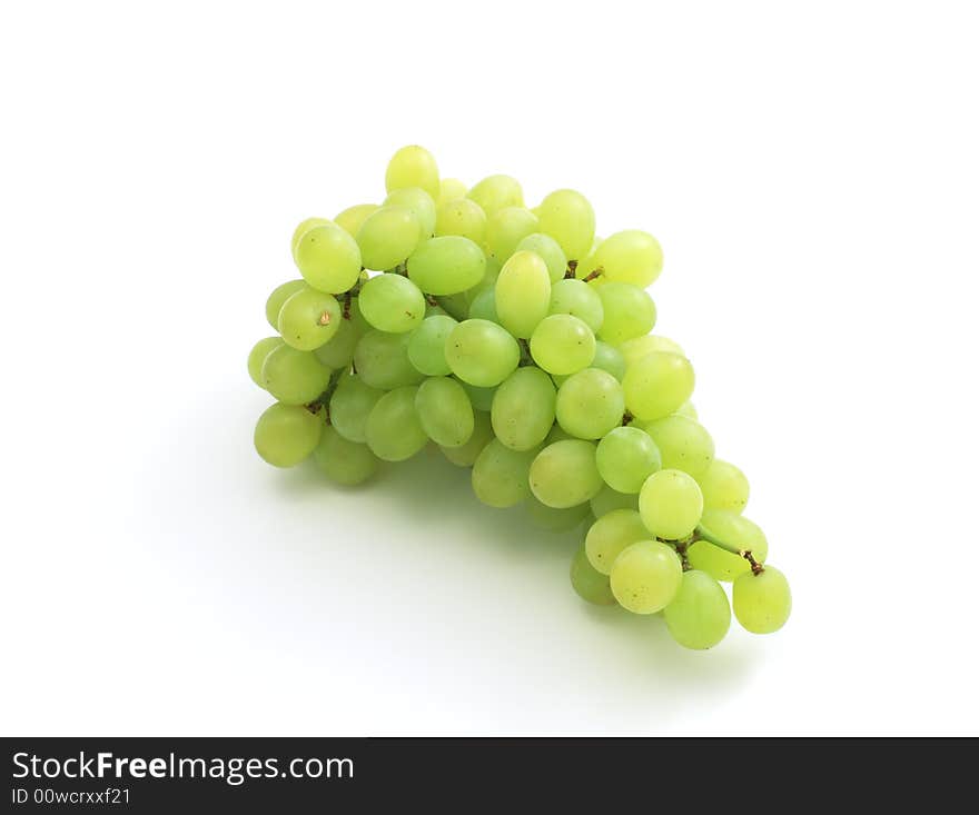 The branch of green grape