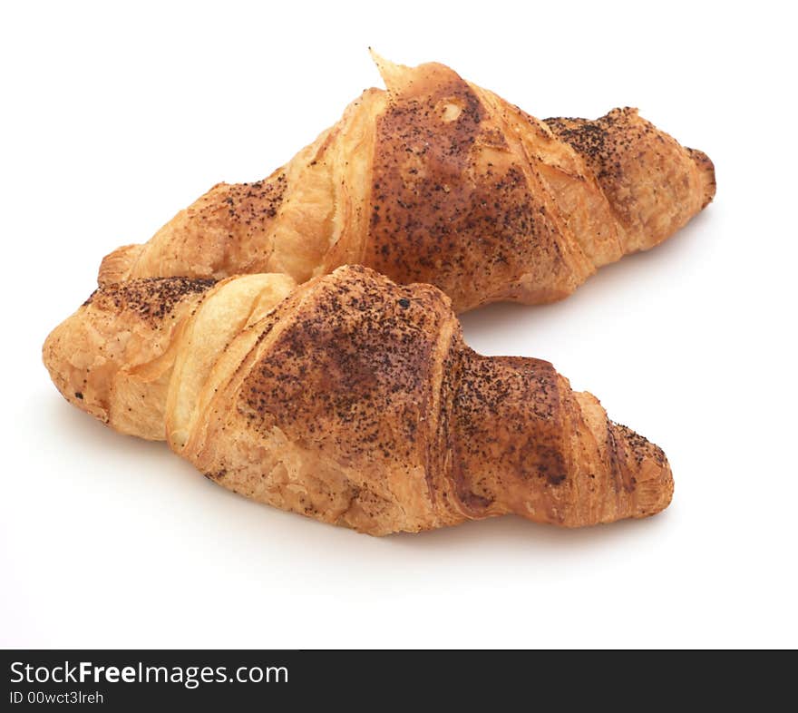 Croissants with cinnamon