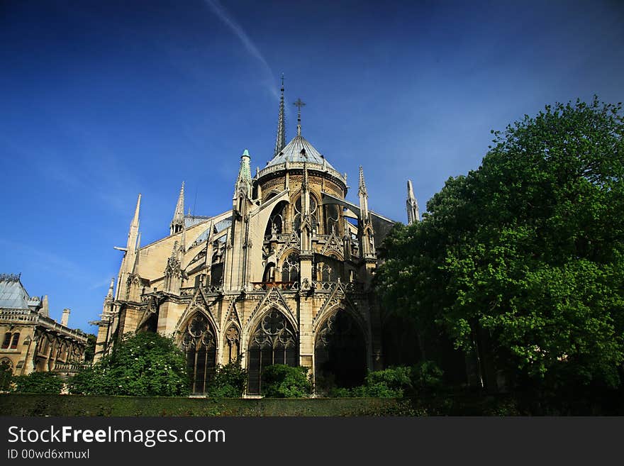 Notre Dame Basilica In Paris