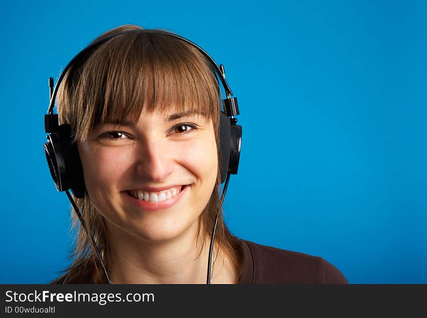 Young Girl With Headphones