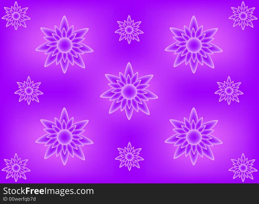 Background illustration of purple flower pattern. Background illustration of purple flower pattern