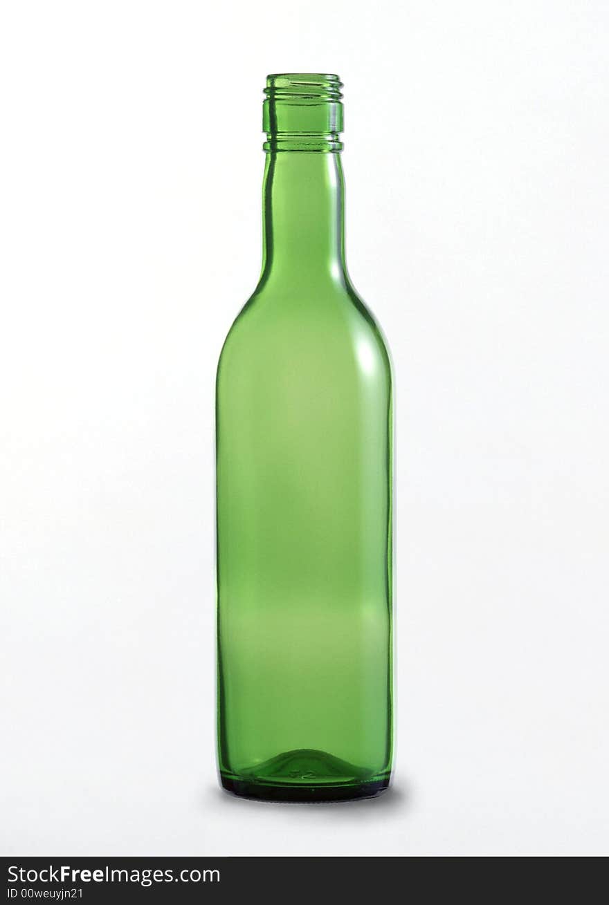 Naked green bottle