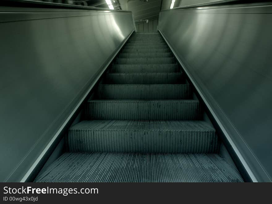 Rolling Stair, detail-shot of the vienna underground