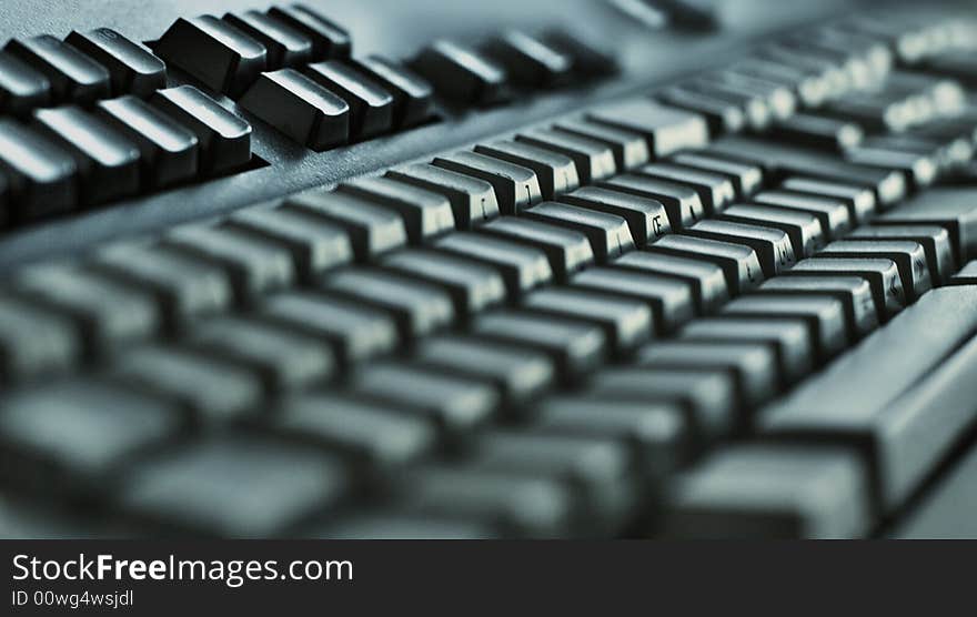 Detail - photo of a keyboard. Detail - photo of a keyboard