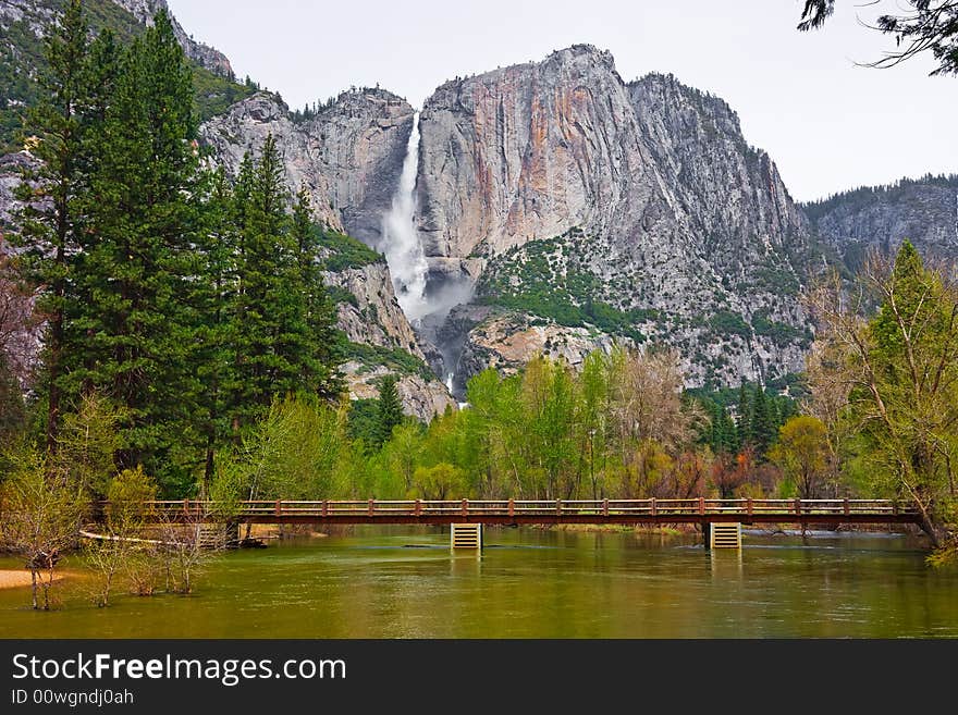 Yosemite Fall in Yosemite National Park