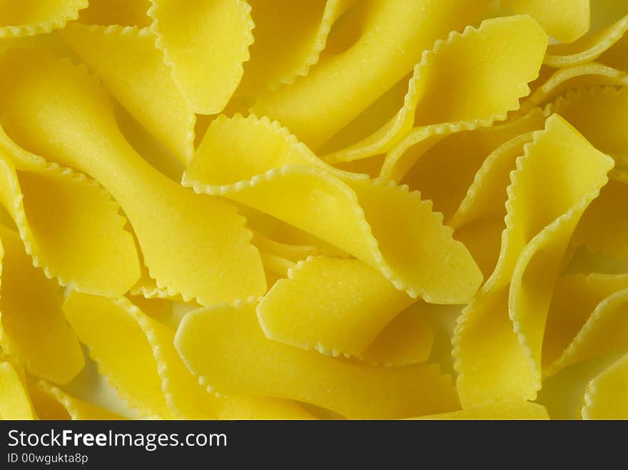 Farfalline italian pasta, can be used as a background