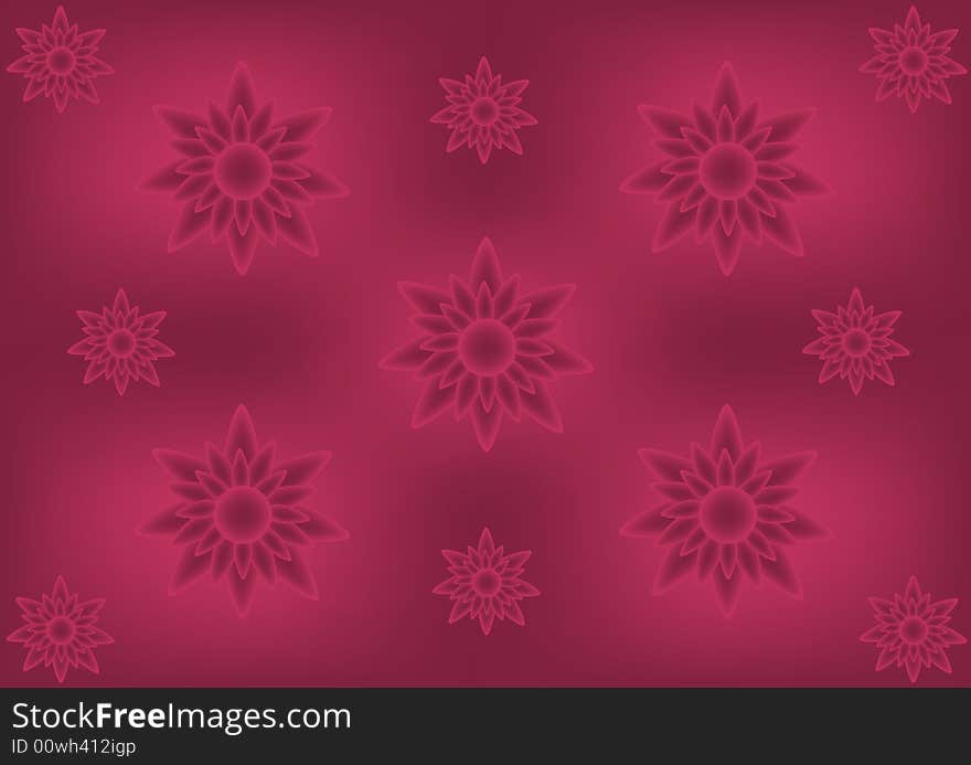 Background illustration of red flower pattern. Background illustration of red flower pattern