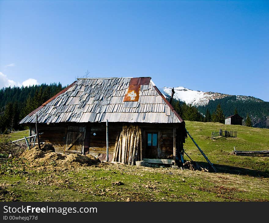 Shepherd Hut In Mountains