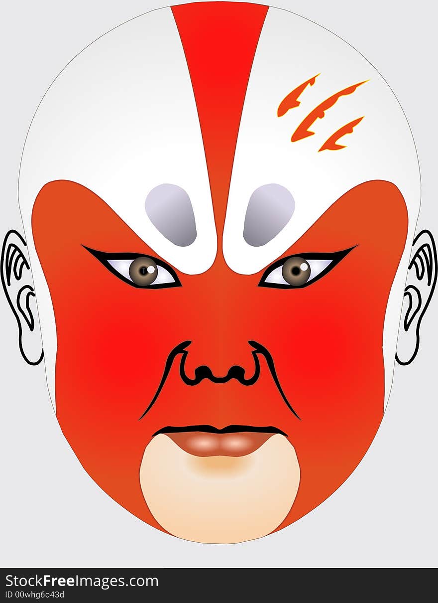 Chinese Opera Face