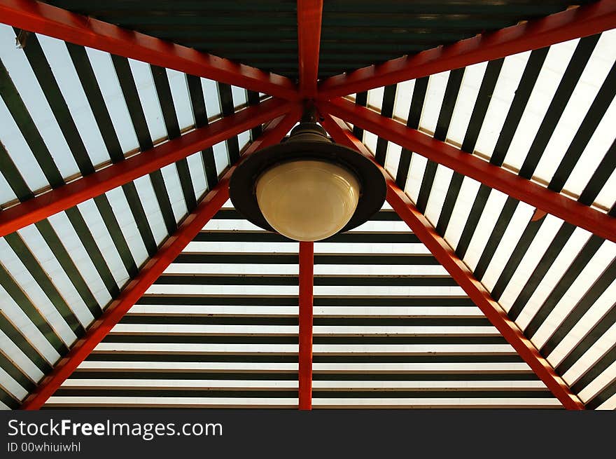 Roof of summerhouse