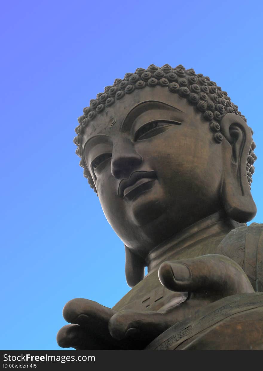 Giant Buddha Statue on Lantau Island, Hong Kong