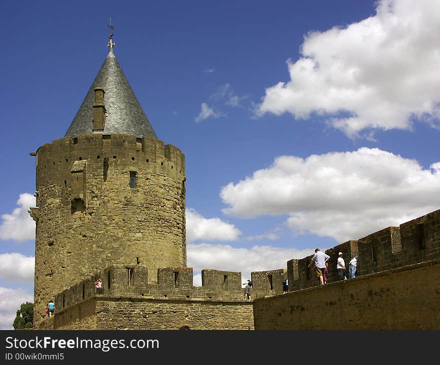 The fortified town of Carcasonne in the Languedoc. The fortified town of Carcasonne in the Languedoc.