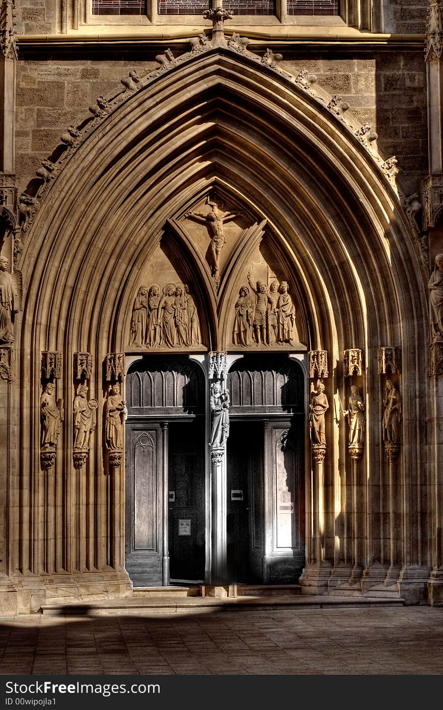 Portal of a gothic church