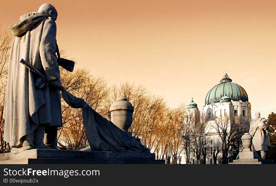 Impression from the central cemetery, vienna. Impression from the central cemetery, vienna