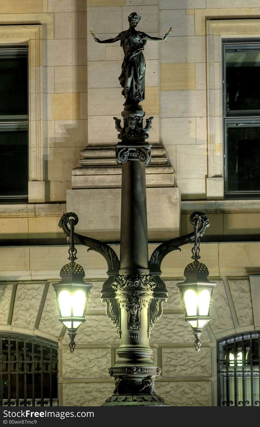 Historic latern in the center of berlin