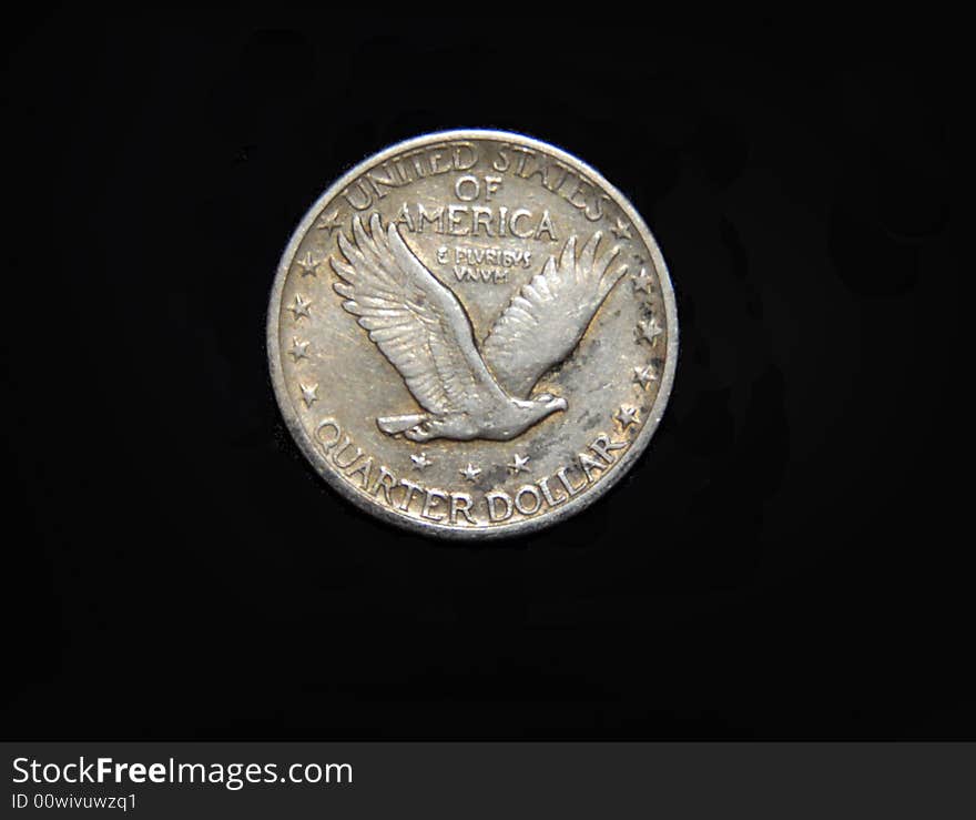 Usa standing liberty quarter with eagle