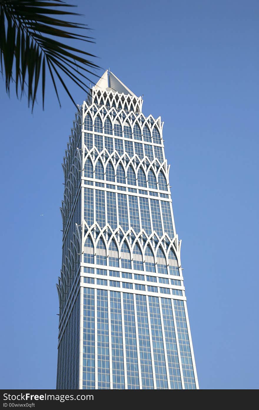 Modern Office Building on Blue Sky