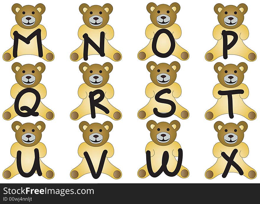 Alphabet By The Bears