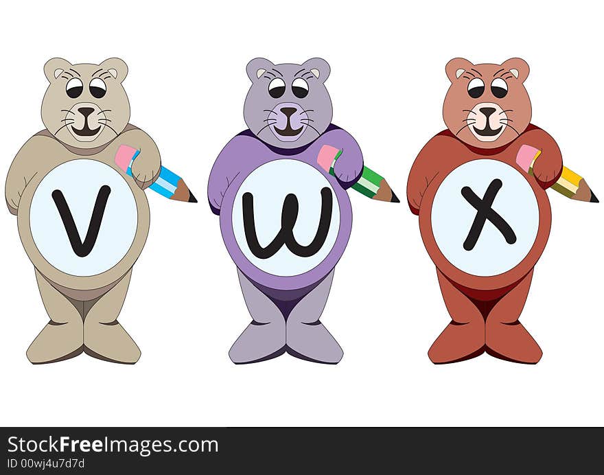 Alphabet By The Bears