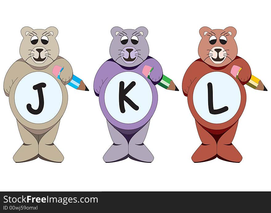 Alphabet By The Bears