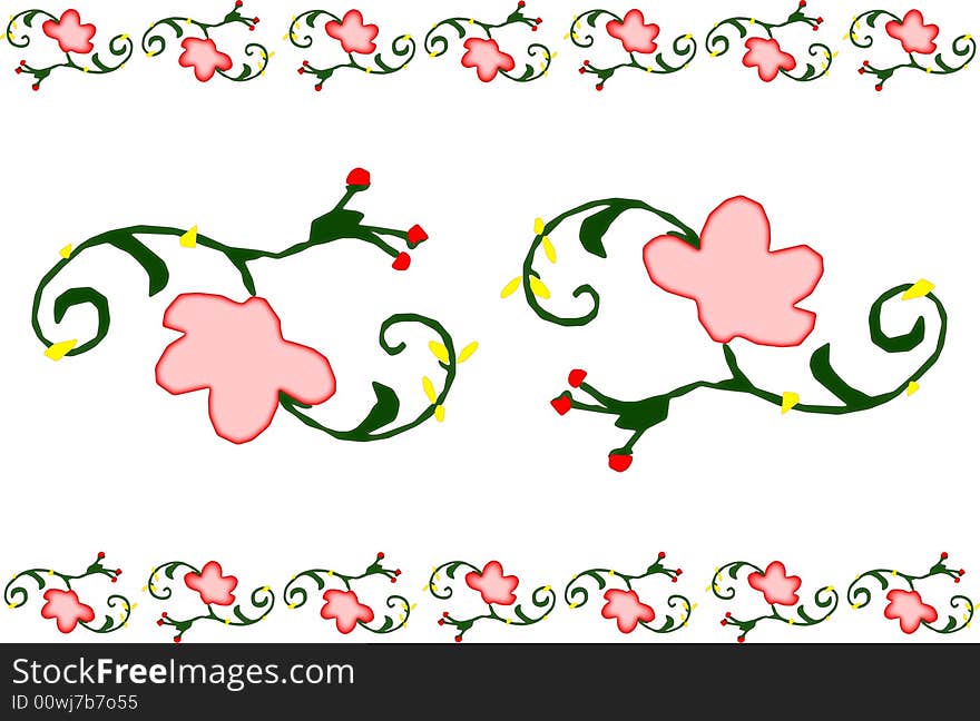 Flower Pattern Template