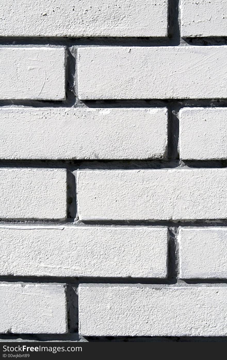 White bricks texture