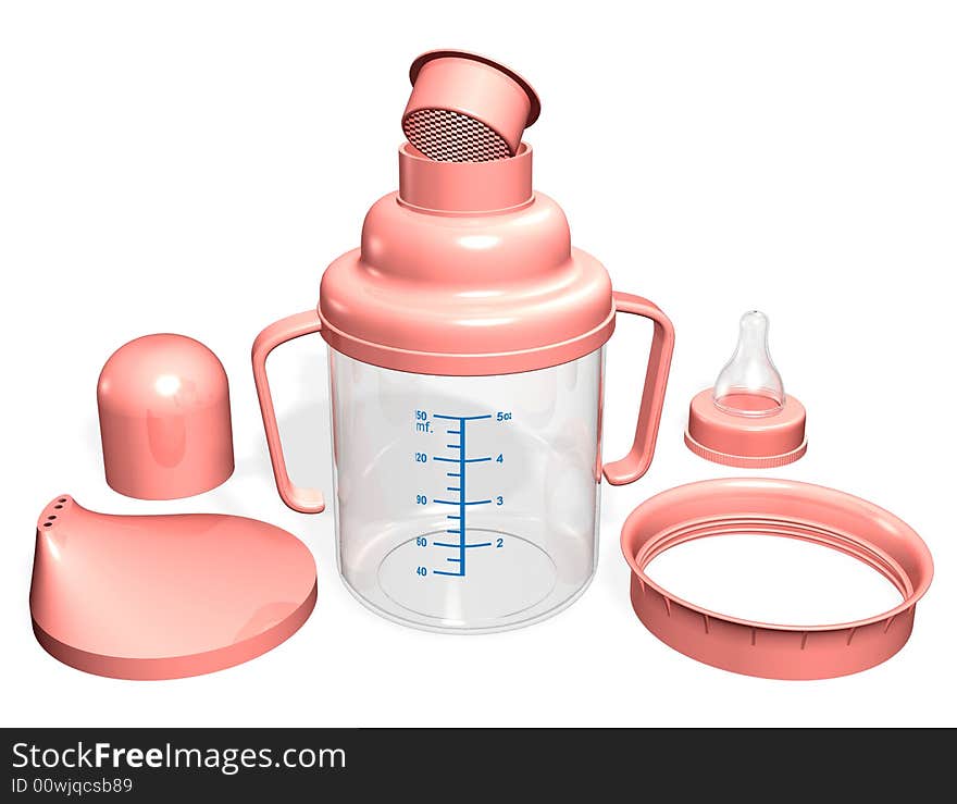 Nursing feeder with deferent parts. Nursing feeder with deferent parts