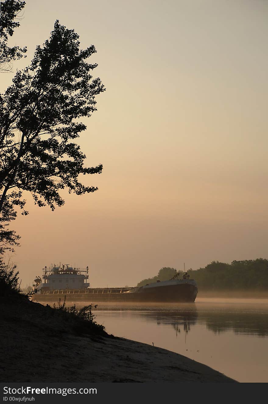 River landscape.