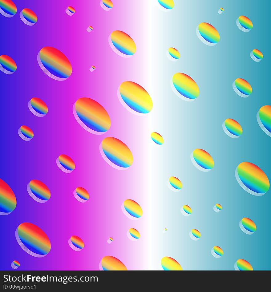 Background 3d Circles