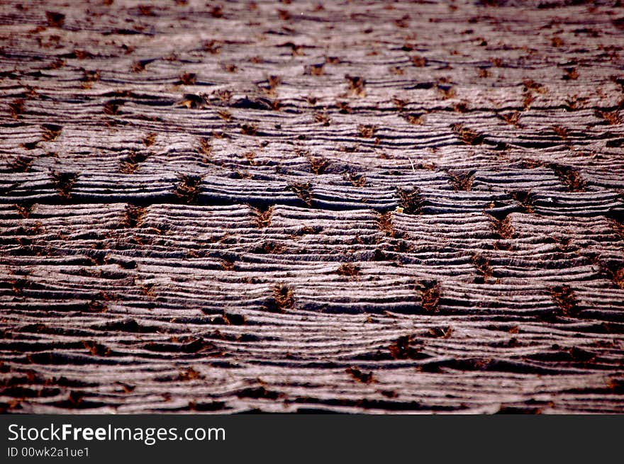 A Field Of Freshly Cut Turf