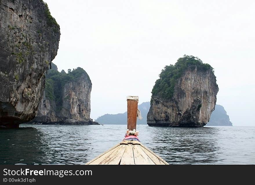 Cliff rocks in Krabi