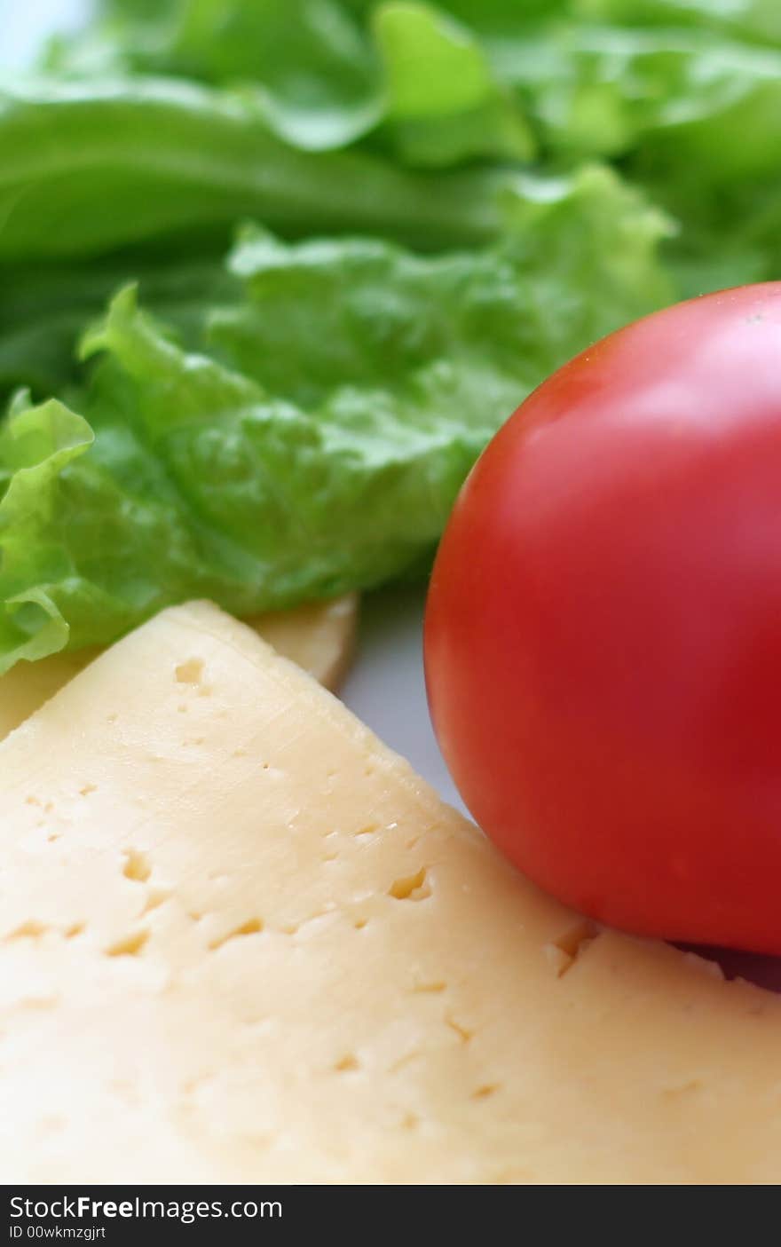 Tomato, Cheese, Salad