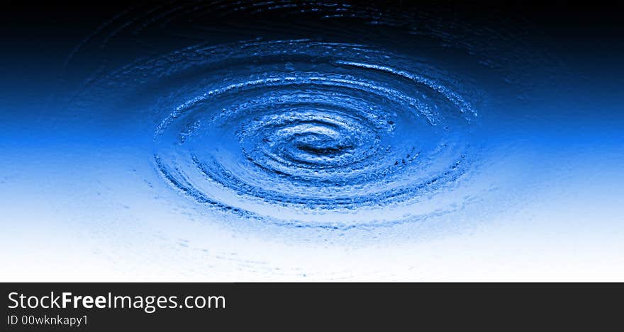 Illustration as a background or pattern of a spiral or ripple in blue tones and as a night scenery. Illustration as a background or pattern of a spiral or ripple in blue tones and as a night scenery