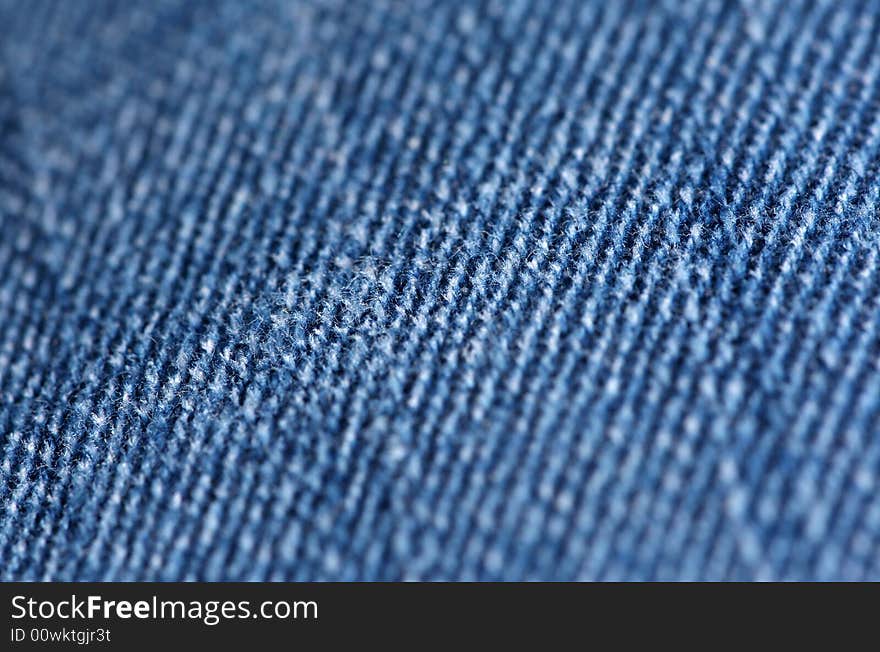 Blue jeans close-up