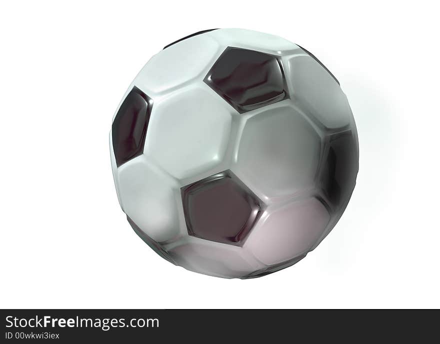 Illustration of a soccer ball. Illustration of a soccer ball