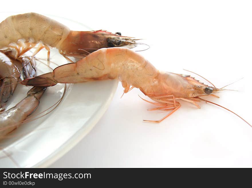 Raw prawn