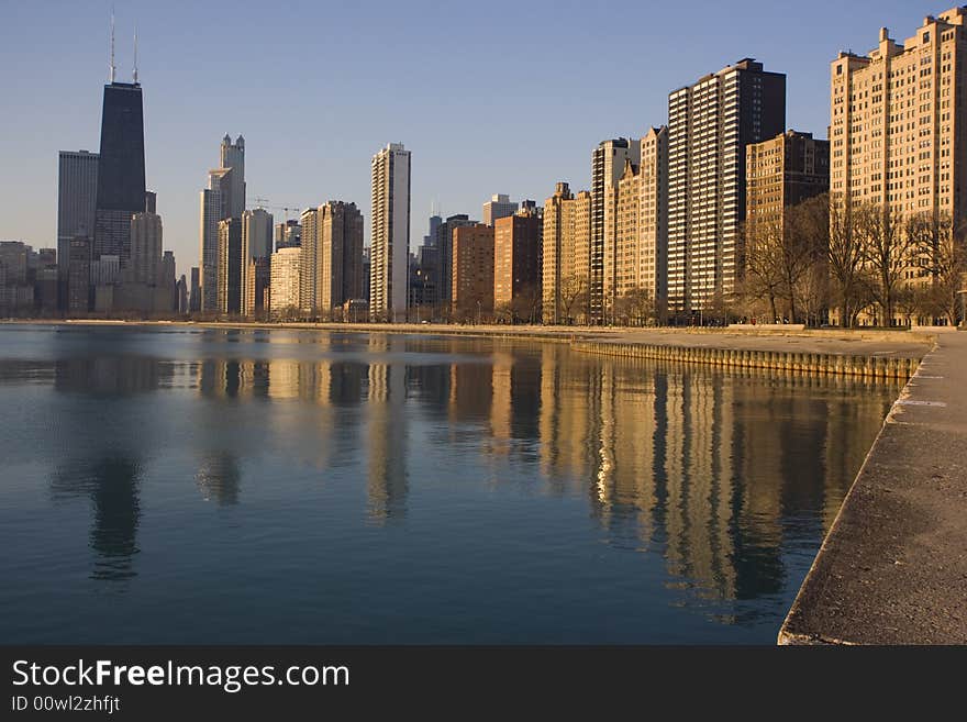 Hancock and surrounding buildings