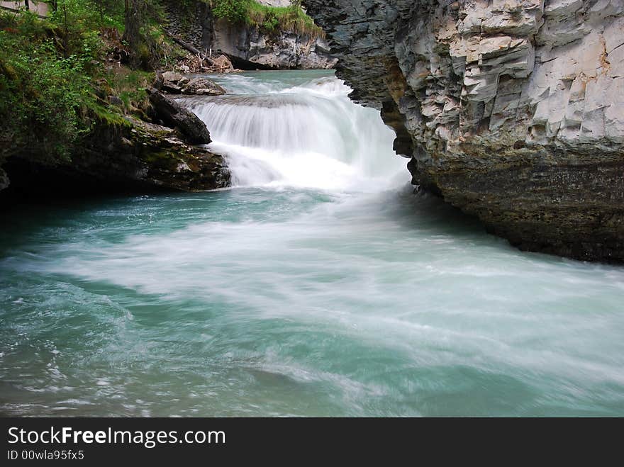 Lower Fall in Banff National Park Alberta Canada