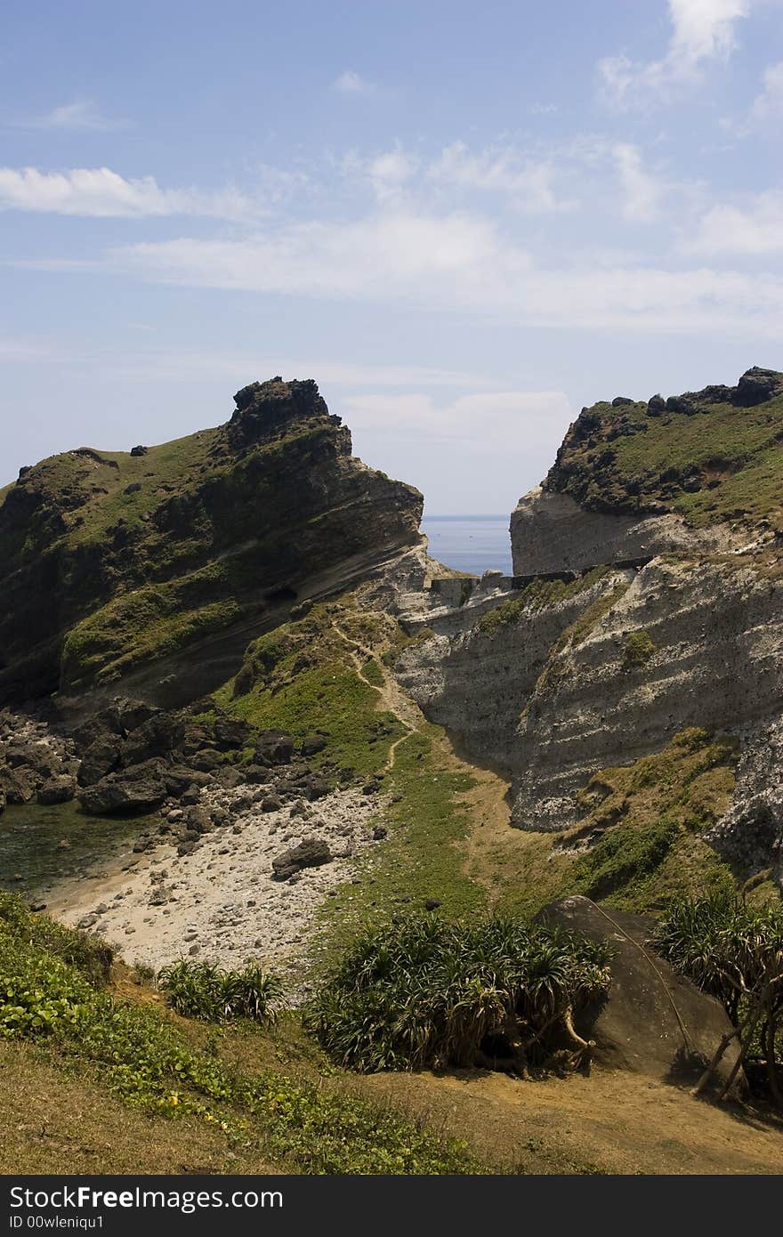 Unspoilt mountians in batanes island, philippines. Unspoilt mountians in batanes island, philippines