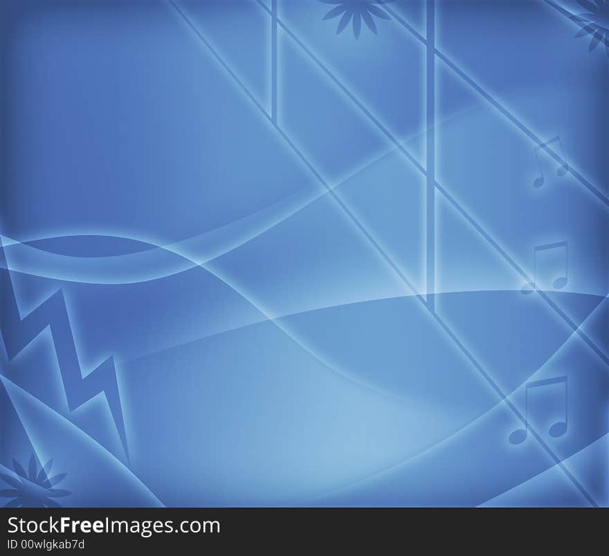 Abstract background blue, wave, illustration. Abstract background blue, wave, illustration