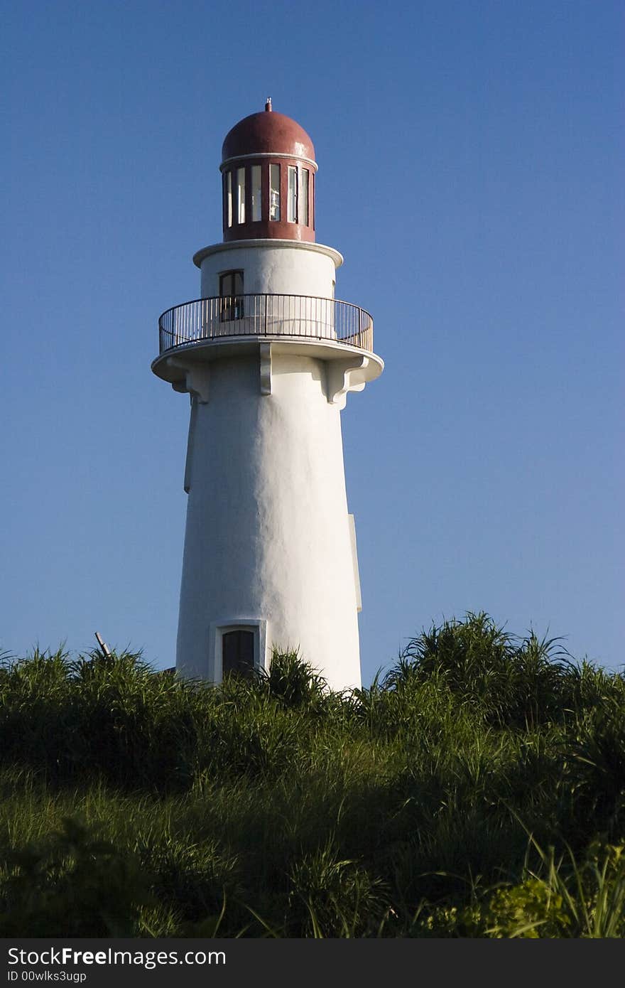 Lighthouse on a hill